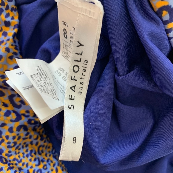 SEAFOLLY Spirit Animal One Piece in Reflex Blue - Picture 7 of 7